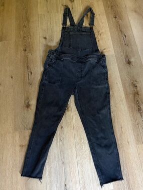 Melrose and Market Women’s Faded Black Denim Overalls Plus Size 14